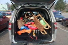 ...a hlavně to nacpat do auta